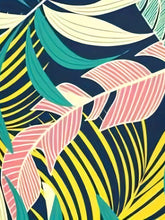 Load image into Gallery viewer, Men's Lightweight Tropical Leaf Print Bomber Jacket - Machine Washable