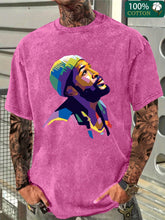 Load image into Gallery viewer, Marvin Gaye Graphic Print Cotton T-shirt Men's Fashion Casual Short Sleeve Crew Neck