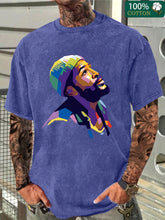 Load image into Gallery viewer, Marvin Gaye Graphic Print Cotton T-shirt Men's Fashion Casual Short Sleeve Crew Neck