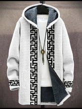 Load image into Gallery viewer, Men's Winter Full-Zip Hooded Coat - Heavyweight Insulated Jacket with Full-Zip Front Closure, Full-Length Zipper Pocket & Hooded Collar, Warm & Breathable.