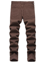 Load image into Gallery viewer, Men's Casual Slim Fit Stretch Jeans