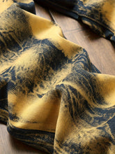 Load image into Gallery viewer, Men's Casual Mid Waist Denim Jeans, Straight Leg, Non-Stretch Fabric, All-Season, Loose Fit, Washed Tie Dye Pattern, Woven Weave - Regular Length