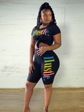 Load image into Gallery viewer, Colorful Printed Casual Shorts Set