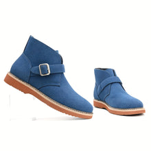 Load image into Gallery viewer, Men's Ankle-High Round Toe, Arch Support & Cushioned Insole, All-Season Outdoor & Casual Boots, Durable Rubber Sole