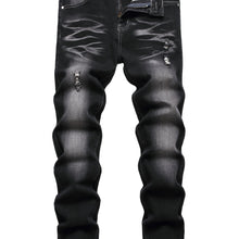 Load image into Gallery viewer, Men's Slim Fit Jeans Stretch Ripped Skinny Jeans For Men, Fashion Straight Leg Comfort Flex Waist Casual