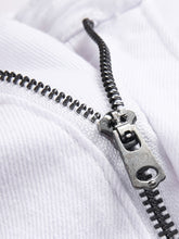 Load image into Gallery viewer, Jeans Stretch Holes Embroidered White Stretch Slim Shape Machine Washable Hand Wash