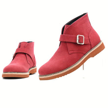 Load image into Gallery viewer, Men's Ankle-High Round Toe, Arch Support & Cushioned Insole, All-Season Outdoor & Casual Boots, Durable Rubber Sole