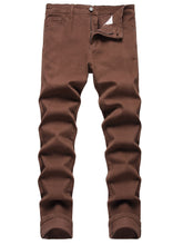 Load image into Gallery viewer, Men's Casual Slim Fit Stretch Jeans