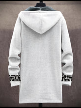 Load image into Gallery viewer, Men's Winter Full-Zip Hooded Coat - Heavyweight Insulated Jacket with Full-Zip Front Closure, Full-Length Zipper Pocket & Hooded Collar, Warm & Breathable.