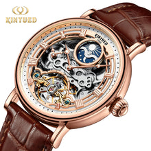 Load image into Gallery viewer, Luxury Leather Strap Watch Tourbillon Alloy Waterproof Men's Watch