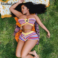 Load image into Gallery viewer, Two Piece Set Summer Tank Top + Short Outfit