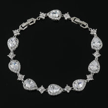Load image into Gallery viewer, Light Luxury Women's Bracelet High Quality Shining Full Zircon Drop-shaped