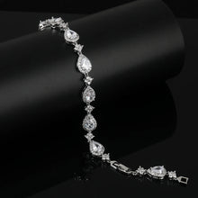 Load image into Gallery viewer, Light Luxury Women's Bracelet High Quality Shining Full Zircon Drop-shaped
