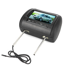 Load image into Gallery viewer, 2pcs 7 in Wireless Control Adjustable Car Headrest Monitor LCD Video Display MP5 Display Black