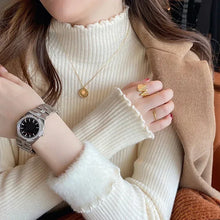 Load image into Gallery viewer, Winter Women Ruffles Mock Neck Sweater Thicken Warm