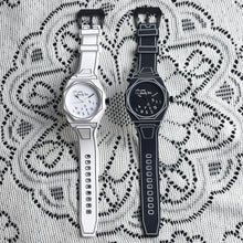 Load image into Gallery viewer, Men's Quartz Octagonal Digital Dial Watch Waterproof Silicone Strap