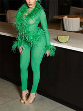 Load image into Gallery viewer, 2 Piece Set Feather Patchwork