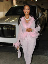 Load image into Gallery viewer, 2 Piece Set Feather Patchwork