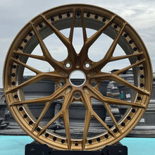 Load image into Gallery viewer, High Quality 19 20 21 22 23 24 Inch 6061-T6 Alloy Car Wheels Custom Brushed Bronze 5x114.3 Forged Monoblock Wheels For BMW M2