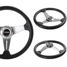 Load image into Gallery viewer, 350mm/14Inch Sport Steering Wheel Aluminium+PU Drift Simulation Racing Game Steering Wheel Universal