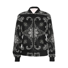 Load image into Gallery viewer, Men's Luxury Baroque Bomber Jacket 3D Printed Gold Graphic