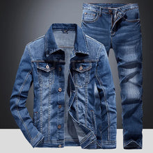 Load image into Gallery viewer, Denim Men's Set Micro-Stretch