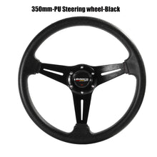Load image into Gallery viewer, 350mm/14Inch Sport Steering Wheel Aluminium+PU Drift Simulation Racing Game Steering Wheel Universal