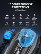 Load image into Gallery viewer, 5-IN-1 Car Jump Starter with Air Pump Peak 5000A Auto Battery Booster 150PSI Air Compressor Portable Power Bank Tire Inflator