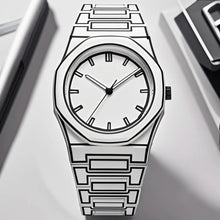 Load image into Gallery viewer, Creative Design Sketch Men's Quartz Waterproof Comic Watch