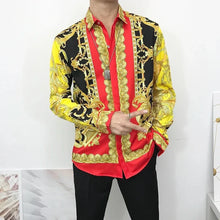 Load image into Gallery viewer, Men's Stylish Baroque Long-sleeved Shirt