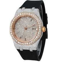Load image into Gallery viewer, VVS Moissanite Iced Out Men Watch Big Dial Luxury Design Automatic Mechanical Movement Waterproof