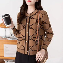 Load image into Gallery viewer, Women's Luxury Pink Knitted Cardigan
