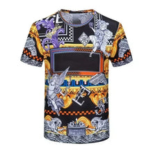 Load image into Gallery viewer, Men's Summer T-shirts 3D Printed Baroque Royal Luxury T Shirt