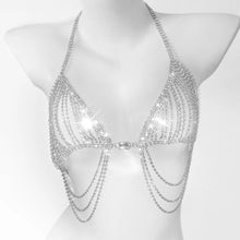 Load image into Gallery viewer, Sexy Rhinestone Two Piece Set
