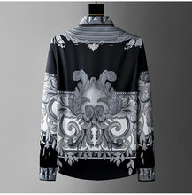 Load image into Gallery viewer, Men Luxury Business Social Dress Shirt Long Sleeved