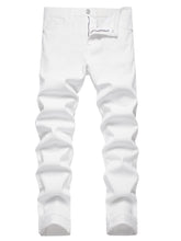Load image into Gallery viewer, Men's Casual Slim Fit Stretch Jeans
