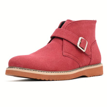 Load image into Gallery viewer, Men's Ankle-High Round Toe, Arch Support & Cushioned Insole, All-Season Outdoor & Casual Boots, Durable Rubber Sole