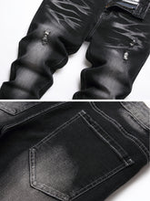 Load image into Gallery viewer, Men's Slim Fit Jeans Stretch Ripped Skinny Jeans For Men, Fashion Straight Leg Comfort Flex Waist Casual
