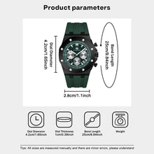 Load image into Gallery viewer, Men's Business Quartz Watch | Sports Silicone Strap, Calendar Function, Best Choice Birthday Christmas Gifts
