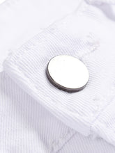 Load image into Gallery viewer, Jeans Stretch Holes Embroidered White Stretch Slim Shape Machine Washable Hand Wash