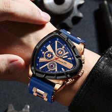 Load image into Gallery viewer, Men's Luxury Rose Golden-Tone Sports Watch , Chronograph-like, Date Display & Quartz Movement - Dress Watch for Casual & Formal Events, Elegant Analog Men's Watch