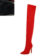 Load image into Gallery viewer, Woman Over the knee boots thin high heel sexy Party Boots