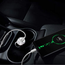 Load image into Gallery viewer, Foxy Fashions Diamond Girlz Collection Dual USB Car Charger Bling Bling Handmade Rhinestones Crystal Car Decorations for Fast Charging Car Decors for iPhone/Samsung