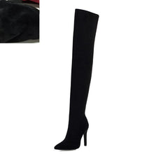 Load image into Gallery viewer, Woman Over the knee boots thin high heel sexy Party Boots