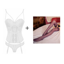 Load image into Gallery viewer, Women's Sexy Bra Set Embroidery Bralette Underwear Sets Female Panties Brief Sets Ladies Lingerie