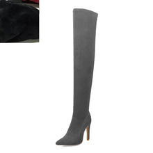 Load image into Gallery viewer, Woman Over the knee boots thin high heel sexy Party Boots