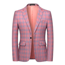 Load image into Gallery viewer, Men's Fashion Spring and Autumn Casual Plaid Blazer