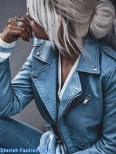 Load image into Gallery viewer, Winter Autumn Motorcycle Leather Jackets