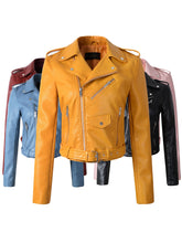 Load image into Gallery viewer, Winter Autumn Motorcycle Leather Jackets