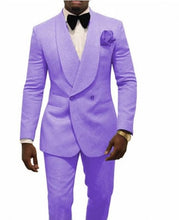 Load image into Gallery viewer, White Tuxedos Shawl Lapel Suits 2PCS